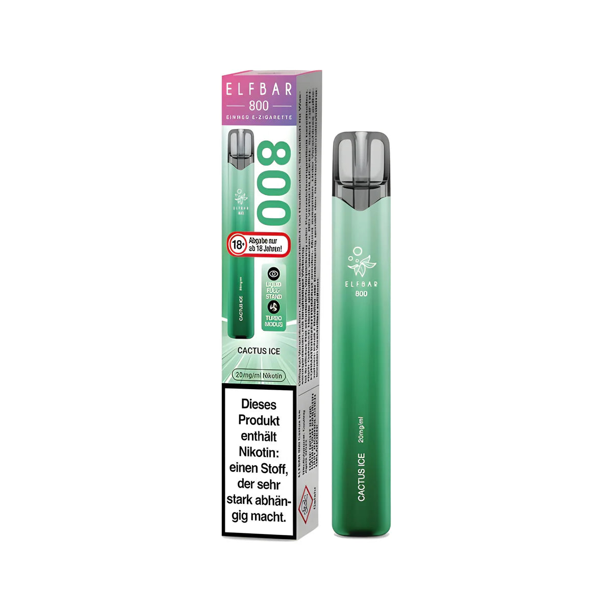 Elfbar 800 mit 2% Nikotin - Cactus Ice